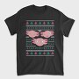 Axolotl Christmas Sweater Ugly, Tricou Barbati (Unisex)