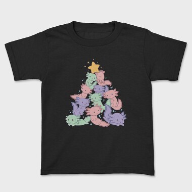 Axolotl Christmas Tree, Tricou Copii