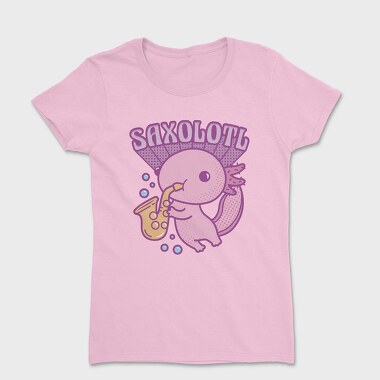 Axolotl Playing Saxophone Saxolotl, Tricou Femei