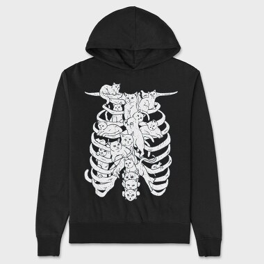 Cat Spine, Hanorac Oversize Barbati (Unisex)