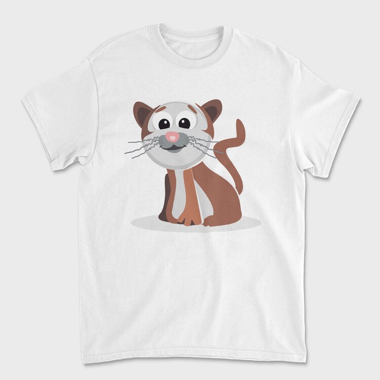 Cat Whiskers Smile, Tricou Barbati (Unisex)