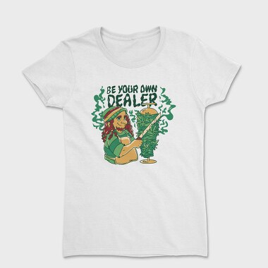 Be Your Own Dealer Cannabis Kebab Doner Kebab Man Weed Bud, Tricou Femei