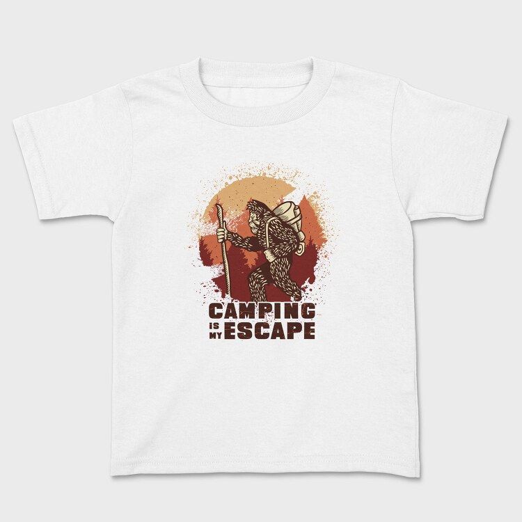 Big Foot Monster Hiking Sasquatch Sunset, Tricou Copii