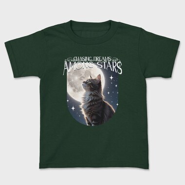 Chasing Dreams Among The Stars Cat Trend, Tricou Copii