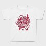 Cherry Blossom Japanese Mask Japan, Tricou Copii
