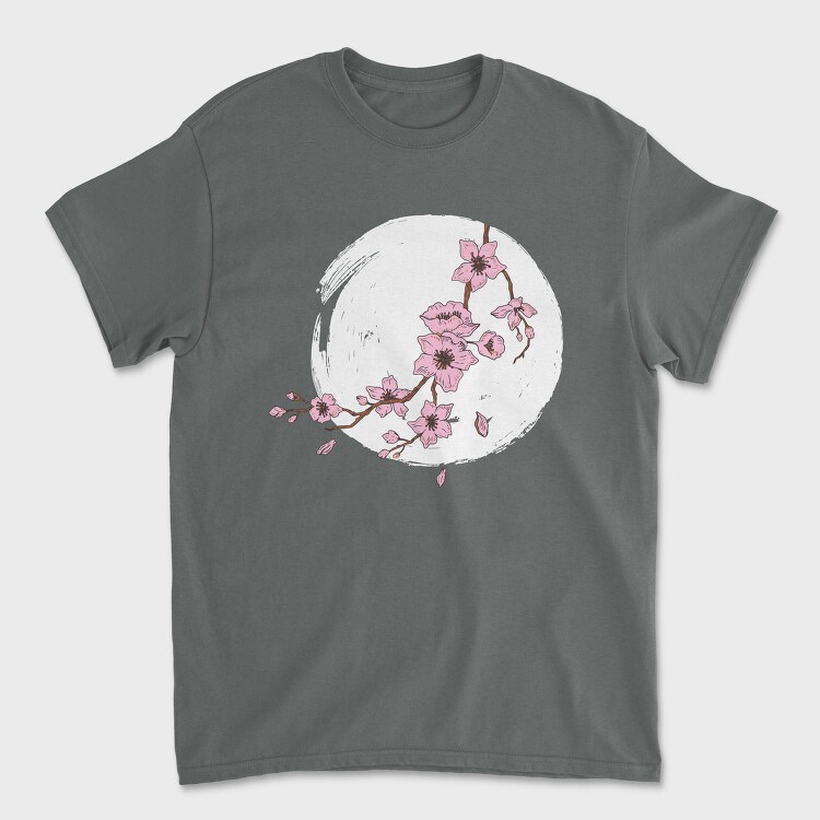 Cherry Blossom Moon, Tricou Barbati (Unisex)