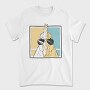 Chicken Wearing Sunglasses, Tricou Barbati (Unisex)
