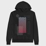 Abstract Waves Geometric, Hanorac Oversize Barbati (Unisex)