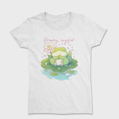 Adorable Frog Animal Dreamy Napper, Tricou Femei