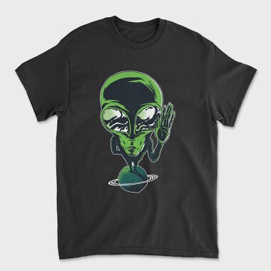 Alien On Planet, Tricou Barbati (Unisex)