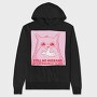 Allergic Cat, Hanorac Oversize Barbati (Unisex)