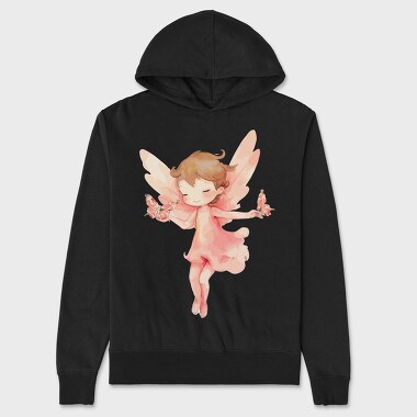 Angelic Butterfly Dreams, Hanorac Oversize Barbati (Unisex)