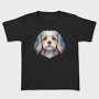 Colorful Cavachon Dog, Tricou Copii