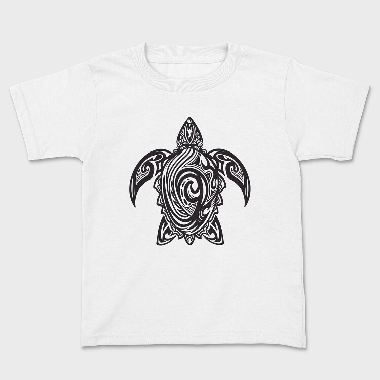 Cool Tribal Sea Turtle, Tricou Copii