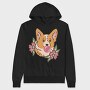 Corgi Bubblegum, Hanorac Oversize Barbati (Unisex)