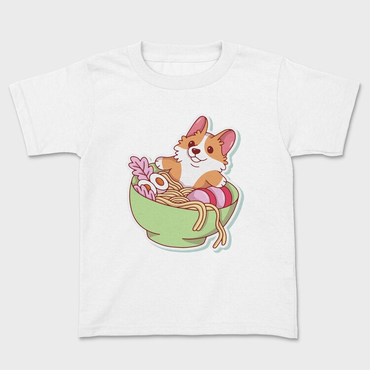 Corgi Noodle Bowl, Tricou Copii