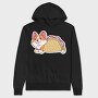 Corgi Taco Feast, Hanorac Oversize Barbati (Unisex)