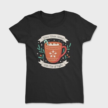 Christmas Coffee Cup, Tricou Femei