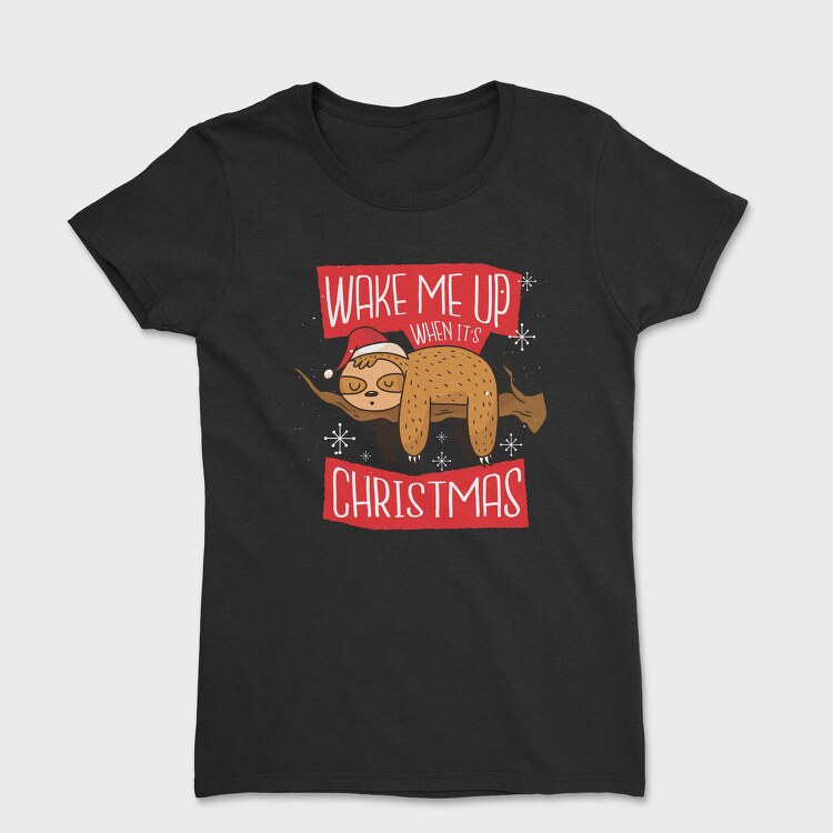 Christmas Sloth (2), Tricou Femei