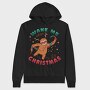 Christmas Sloth, Hanorac Oversize Barbati (Unisex)
