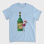 Christmas Wine Glass, Tricou Barbati (Unisex)