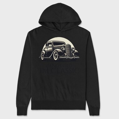 Classic Car Vintage I M Classic, Hanorac Oversize Barbati (Unisex)