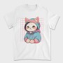 Anime Cat Cute, Tricou Barbati (Unisex)