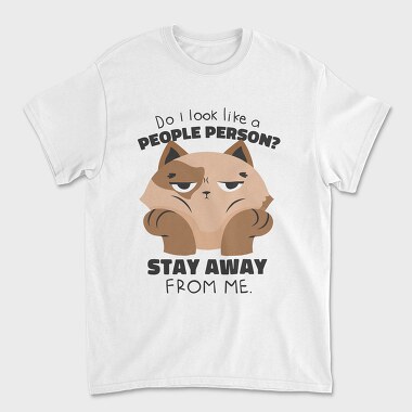 Anti Social Cat Stay Away From Me, Tricou Barbati (Unisex)