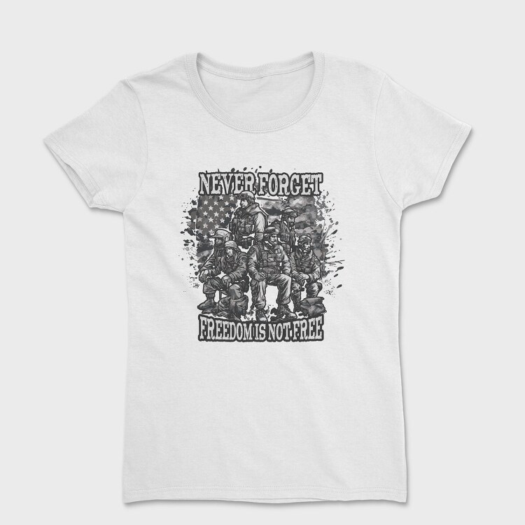 Army United States Patriotic, Tricou Femei