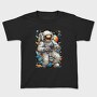 Astronaut Gamer In Cosmic Hues, Tricou Copii