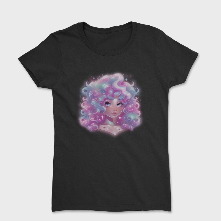Cosmic Girl Portrait, Tricou Femei