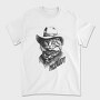 Cowboy Cat In Hat, Tricou Barbati (Unisex)