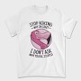 Crazy Flamingo Quote, Tricou Barbati (Unisex)
