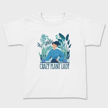 Crazy Plant Lady, Tricou Copii