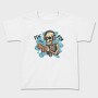 Creepy Skeleton Playing Videogames, Tricou Copii