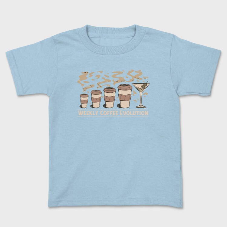 Coffee Drink Evolution Weekly, Tricou Copii