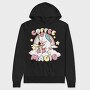 Coffee Magic Unicorn, Hanorac Oversize Barbati (Unisex)