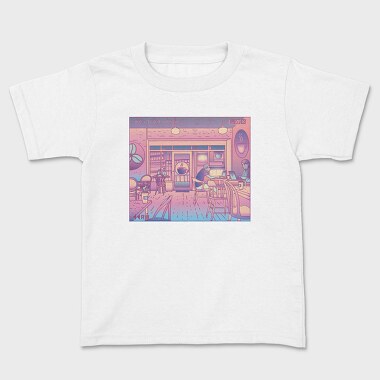 Coffee Shop Vaporwave, Tricou Copii