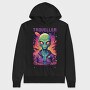 Colorful Alien Traveler Trend, Hanorac Oversize Barbati (Unisex)