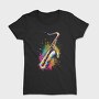 Colorful Saxophone With Splashes, Tricou Femei
