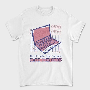Computer Hacker Code, Tricou Barbati (Unisex)