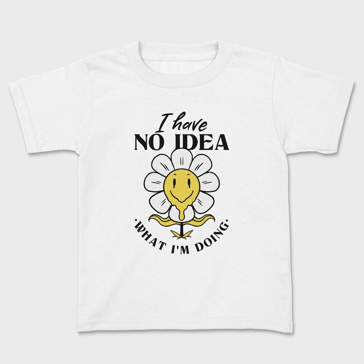 Confused Flower Quote Nc, Tricou Copii