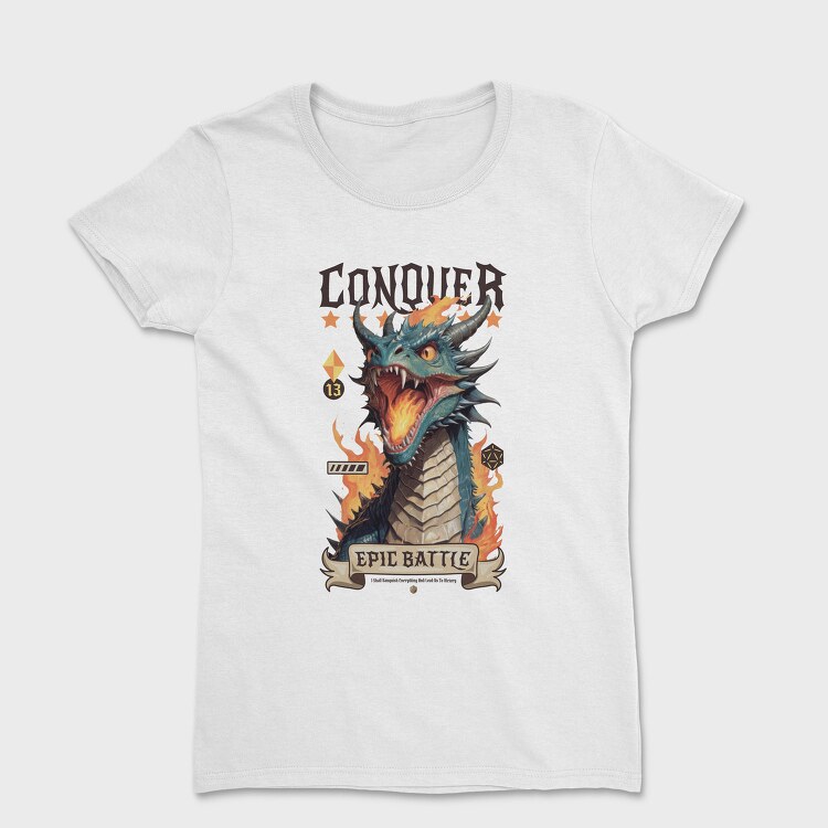 Conquer Dragon Epic Battle Trend, Tricou Femei