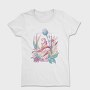 Cute Fantasy Fairy With Flowers Fairycore, Tricou Femei