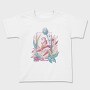 Cute Fantasy Fairy With Flowers Fairycore, Tricou Copii
