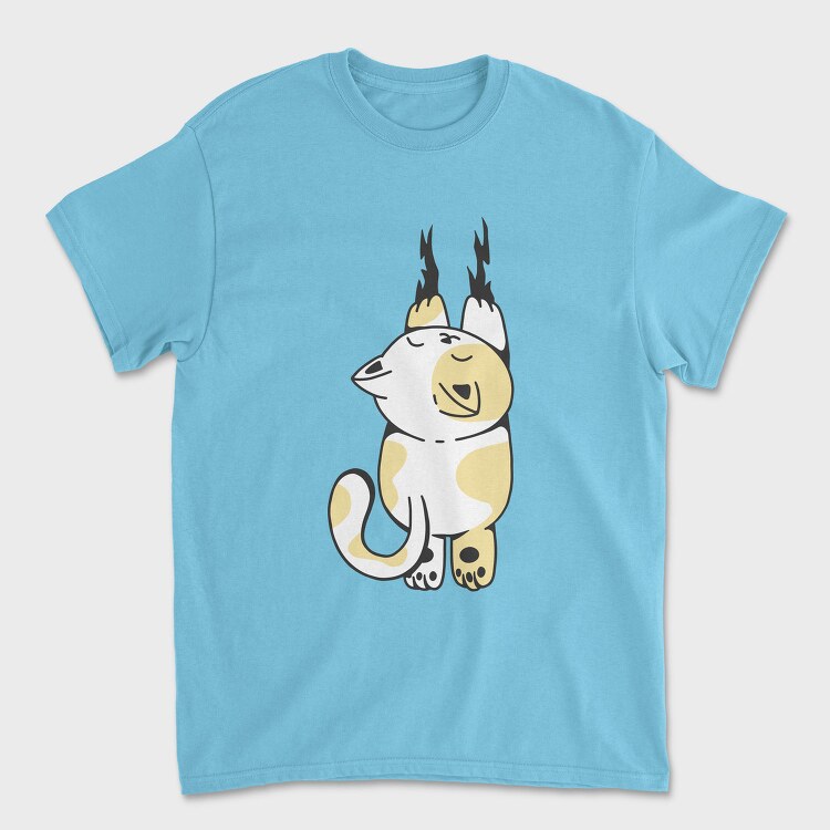 Cute Fat Cat Climbing, Tricou Barbati (Unisex)