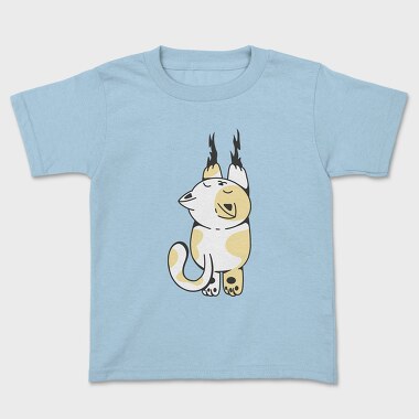 Cute Fat Cat Climbing, Tricou Copii