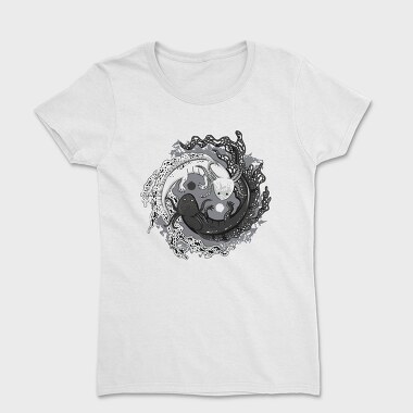 Axolotl Yin Yang Balance, Tricou Femei