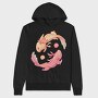 Axolotl Yin Yang, Hanorac Oversize Barbati (Unisex)