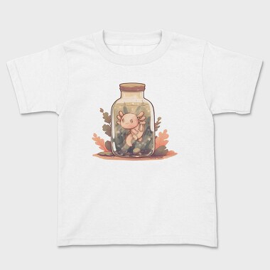 Baby Axolotl In Jar, Tricou Copii